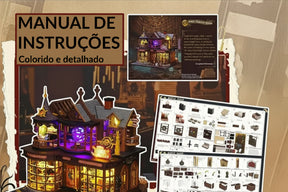 Casa Miniatura "Casa Encantada do Tesouro" DIY (Faça Você Mesmo)