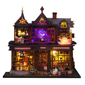 Casa Miniatura "Casa Encantada do Tesouro" DIY (Faça Você Mesmo)