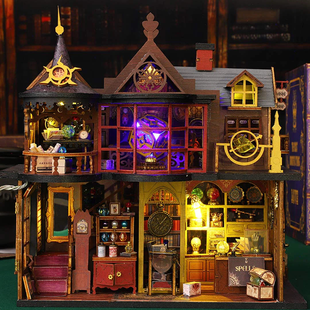 Casa Miniatura "Casa Encantada do Tesouro" DIY (Faça Você Mesmo)