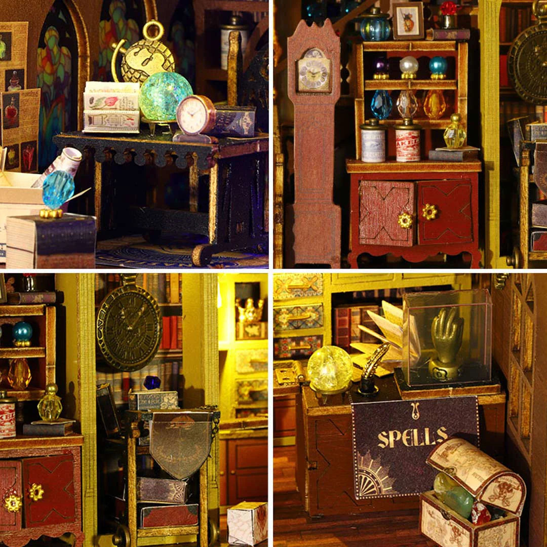 Casa Miniatura "Casa Encantada do Tesouro" DIY (Faça Você Mesmo)