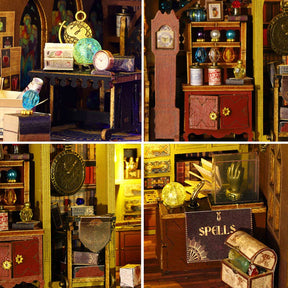 Casa Miniatura "Casa Encantada do Tesouro" DIY (Faça Você Mesmo)