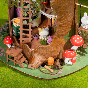 Casa Miniatura "Casa na Árvore" DIY (Faça Você Mesmo)