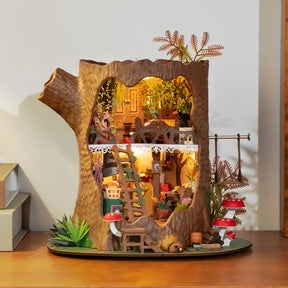 Casa Miniatura "Casa na Árvore" DIY (Faça Você Mesmo)