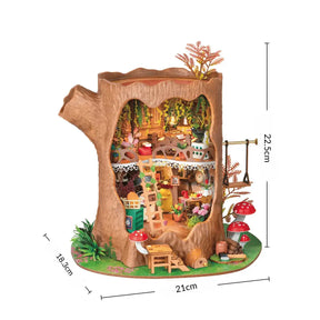 Casa Miniatura "Casa na Árvore" DIY (Faça Você Mesmo)