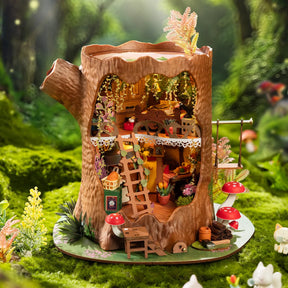 Casa Miniatura "Casa na Árvore" DIY (Faça Você Mesmo)