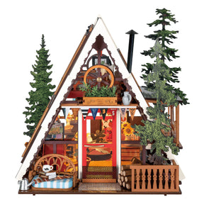 Casa Miniatura "Chalé Alpino" DIY (Faça Você Mesmo)