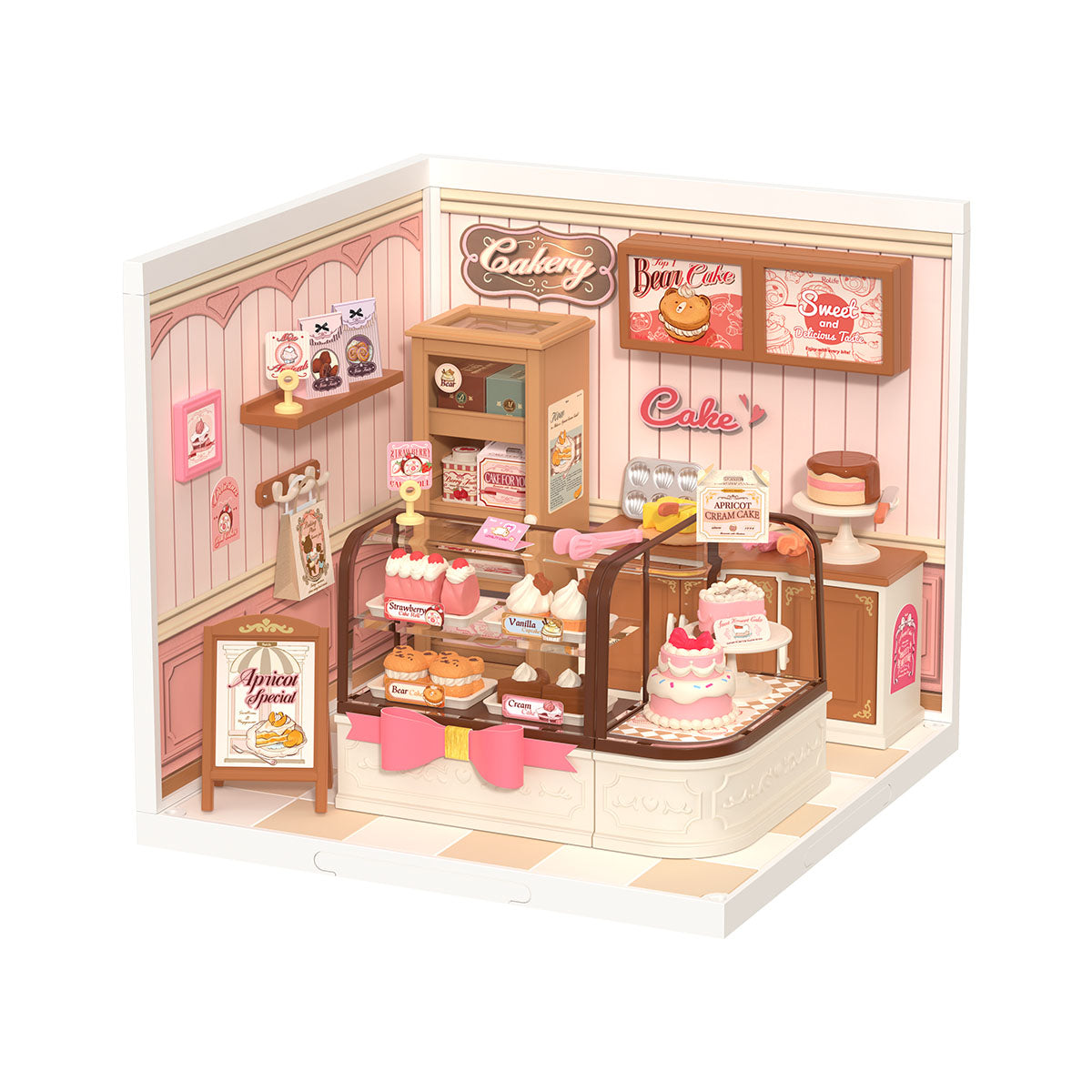 Casa Miniatura "Confeitaria de Delícias" DIY (Faça Você Mesmo)