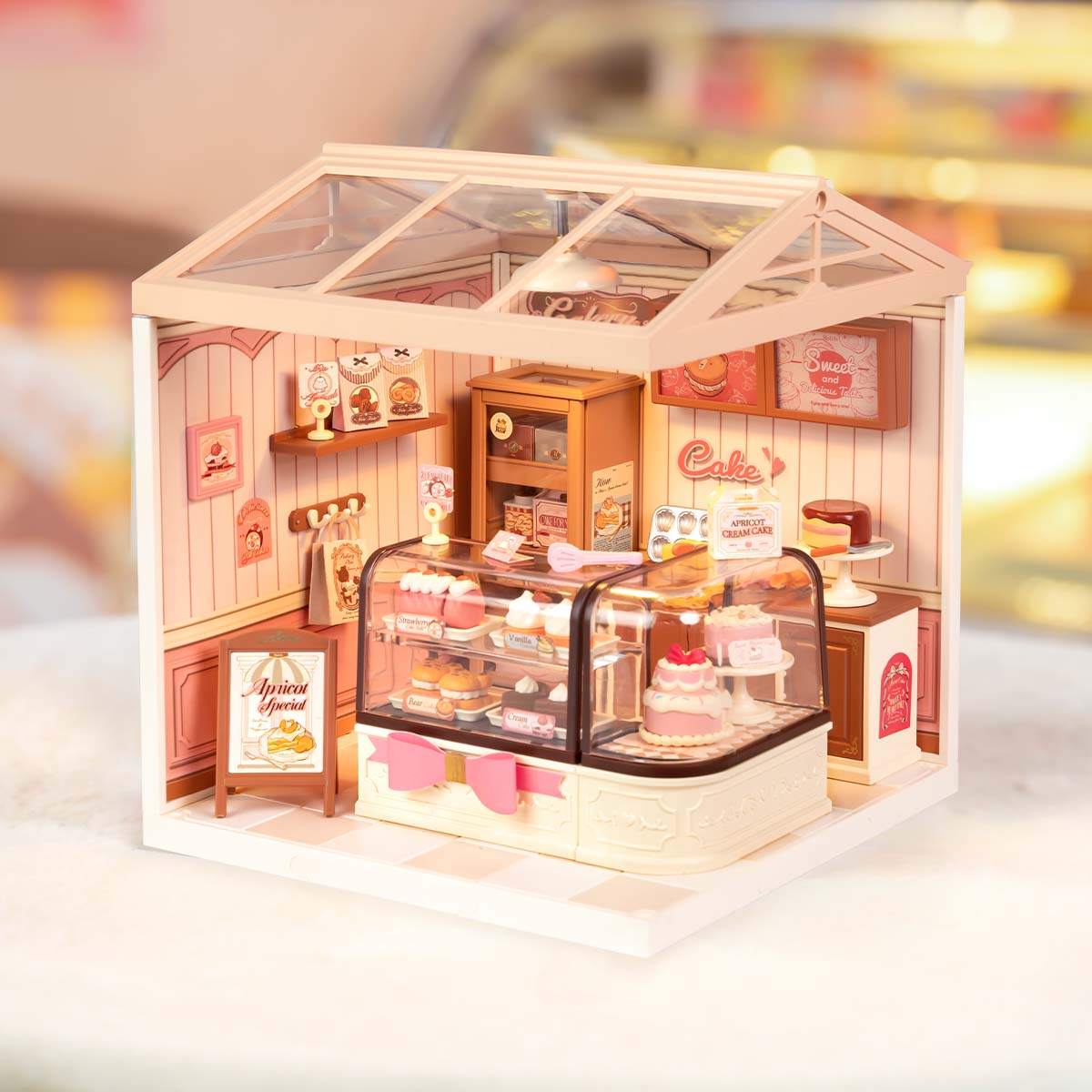 Casa Miniatura "Confeitaria de Delícias" DIY (Faça Você Mesmo)