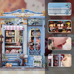 Casa Miniatura "Confeitaria Doce Marie" DIY (Faça Você Mesmo)