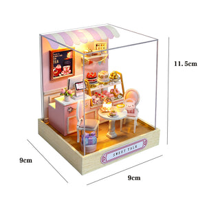 Casa Miniatura "Conversa Doce" DIY (Faça Você Mesmo)
