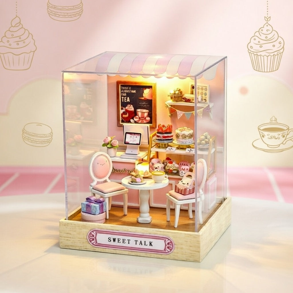 Casa Miniatura "Conversa Doce" DIY (Faça Você Mesmo)