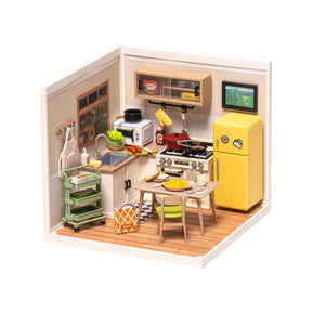 Casa Miniatura "Cozinha das Delícias" DIY (Faça Você Mesmo)