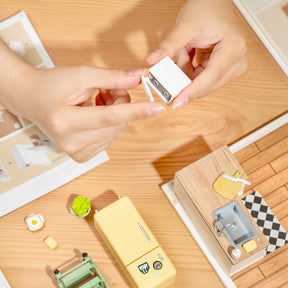 Casa Miniatura "Cozinha das Delícias" DIY (Faça Você Mesmo)