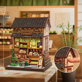 Casa Miniatura "Doçaria Tradicional Japonesa" DIY (Faça Você Mesmo)