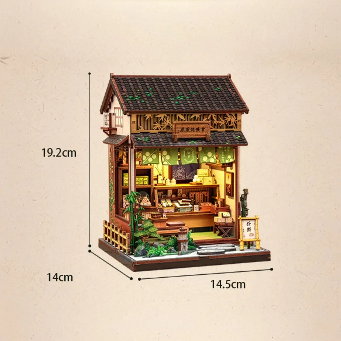 Casa Miniatura "Doçaria Tradicional Japonesa" DIY (Faça Você Mesmo)