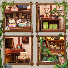 Casa Miniatura "Doçaria Tradicional Japonesa" DIY (Faça Você Mesmo)