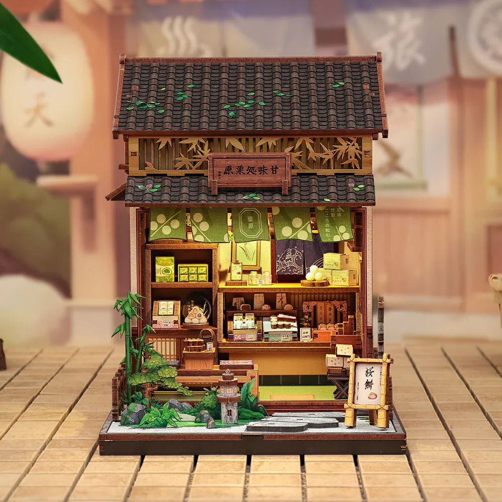 Casa Miniatura "Doçaria Tradicional Japonesa" DIY (Faça Você Mesmo)