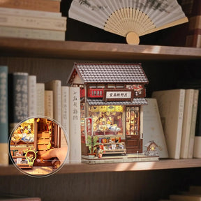 Casa Miniatura "Empório Japonês de Leques" DIY (Faça Você Mesmo)
