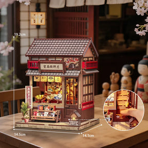 Casa Miniatura "Empório Japonês de Leques" DIY (Faça Você Mesmo)