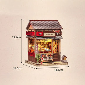 Casa Miniatura "Empório Japonês de Leques" DIY (Faça Você Mesmo)
