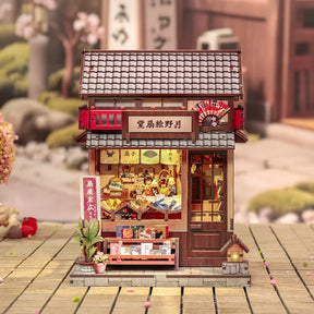 Casa Miniatura "Empório Japonês de Leques" DIY (Faça Você Mesmo)