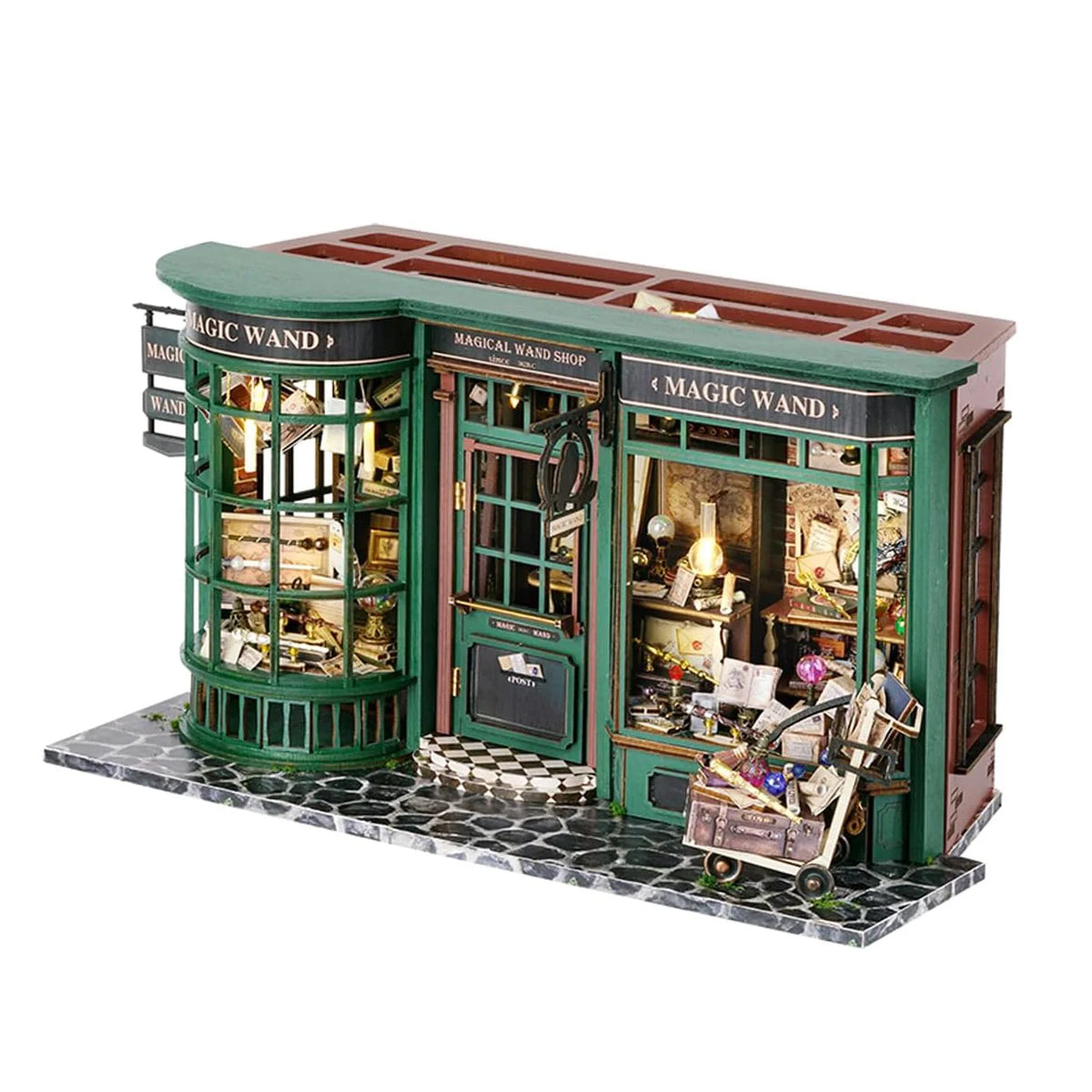 Casa Miniatura "Empório Mágico" DIY (Faça Você Mesmo)