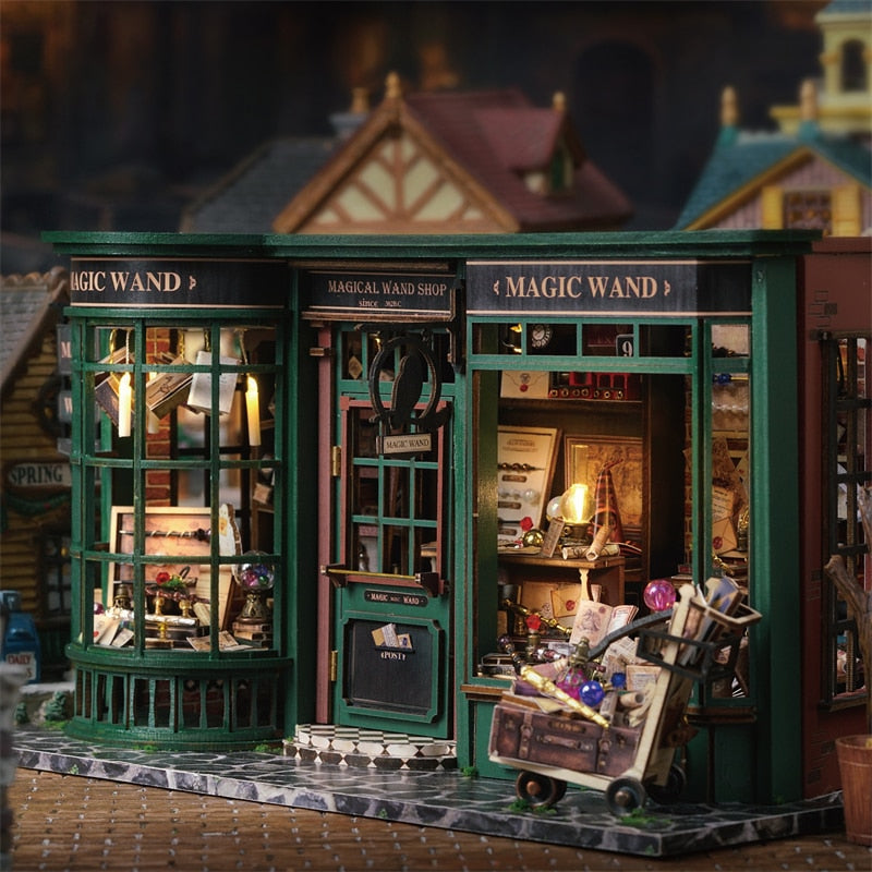 Casa Miniatura "Empório Mágico" DIY (Faça Você Mesmo)