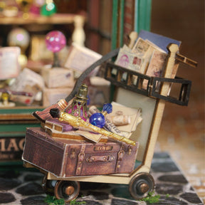 Casa Miniatura "Empório Mágico" DIY (Faça Você Mesmo)
