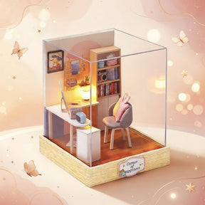 Casa Miniatura "Escritório da Felicidade" DIY (Faça Você Mesmo)