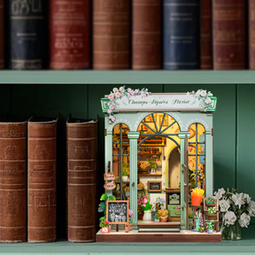 Casa Miniatura "Floricultura Champs-Élysées" DIY (Faça Você Mesmo)