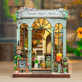 Casa Miniatura "Floricultura Champs-Élysées" DIY (Faça Você Mesmo)