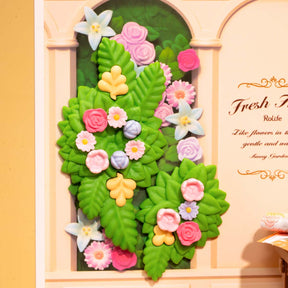 Casa Miniatura "Floricultura Encantadora" DIY (Faça Você Mesmo)