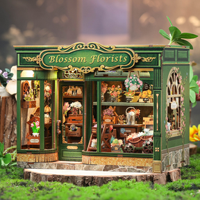 Casa Miniatura "Floricultura Mágica" DIY (Faça Você Mesmo)