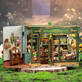 Casa Miniatura "Floricultura Mágica" DIY (Faça Você Mesmo)