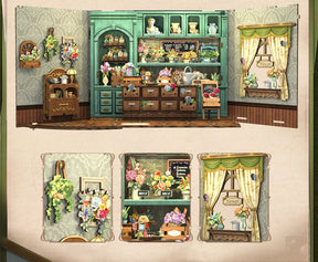 Casa Miniatura "Floricultura Mágica" DIY (Faça Você Mesmo)