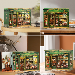 Casa Miniatura "Floricultura Mágica" DIY (Faça Você Mesmo)