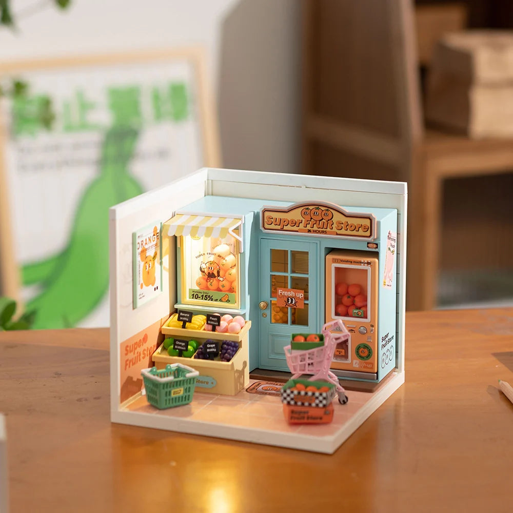 Casa Miniatura "Fruteira de Bairro" DIY (Faça Você Mesmo)