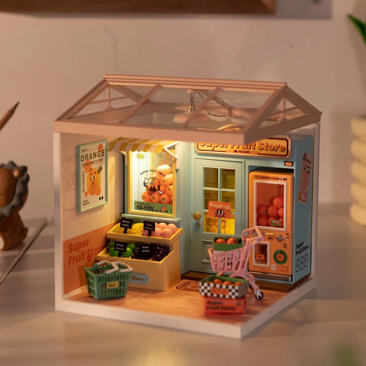 Casa Miniatura "Fruteira de Bairro" DIY (Faça Você Mesmo)