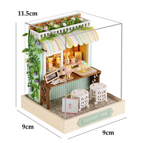 Casa Miniatura "Hora da Sobremesa" DIY (Faça Você Mesmo)