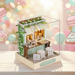 Casa Miniatura "Hora da Sobremesa" DIY (Faça Você Mesmo)