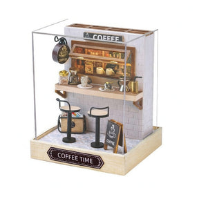 Casa Miniatura "Hora do Café" DIY (Faça Você Mesmo)