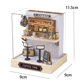 Casa Miniatura "Hora do Café" DIY (Faça Você Mesmo)