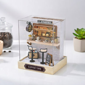 Casa Miniatura "Hora do Café" DIY (Faça Você Mesmo)