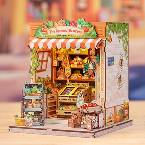 Casa Miniatura "Hortifruti da Vila" DIY (Faça Você Mesmo)