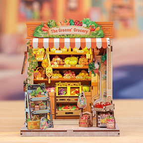 Casa Miniatura "Hortifruti da Vila" DIY (Faça Você Mesmo)