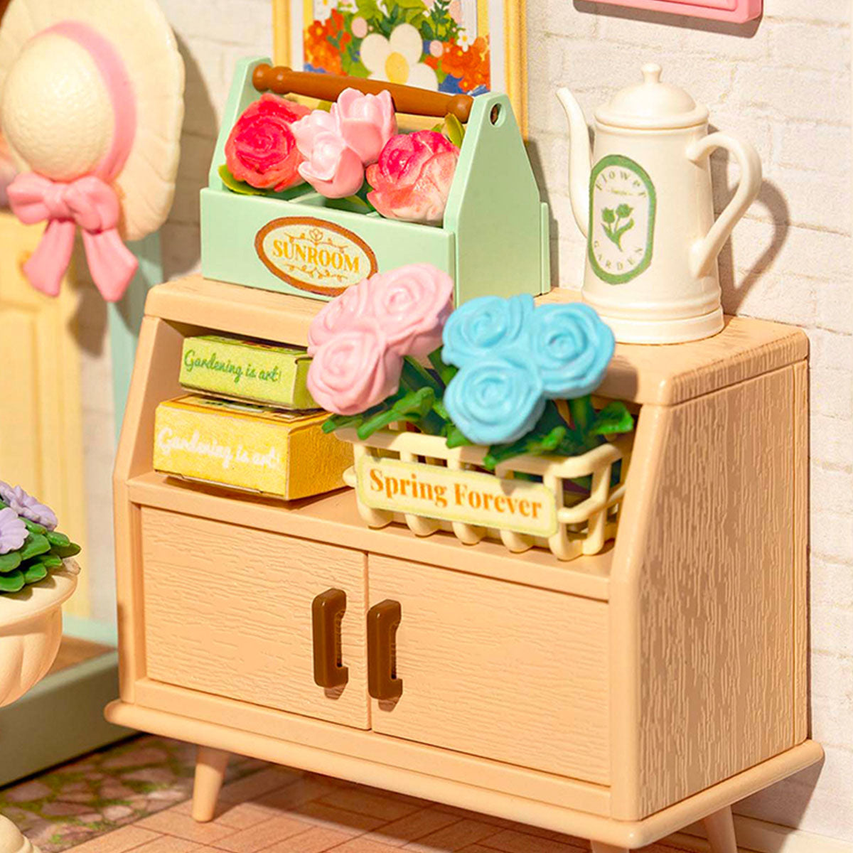 Casa Miniatura "Jardim de Dentro" DIY (Faça Você Mesmo)
