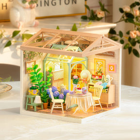 Casa Miniatura "Jardim de Dentro" DIY (Faça Você Mesmo)