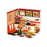 Casa Miniatura "Lanchonete Burgers Delícia" DIY (Faça Você Mesmo)