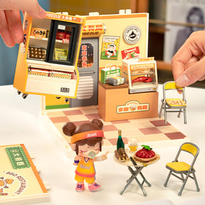 Casa Miniatura "Lanchonete Urbana" DIY (Faça Você Mesmo)
