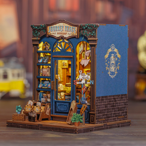 Casa Miniatura "Livraria Caminhos do Viajante" DIY (Faça Você Mesmo)